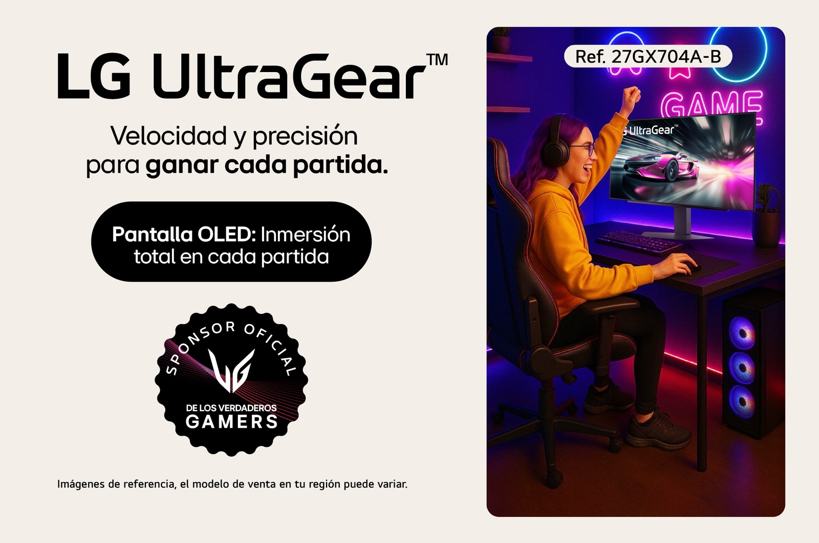  Monitor LG UltraGear  27GX704A-B